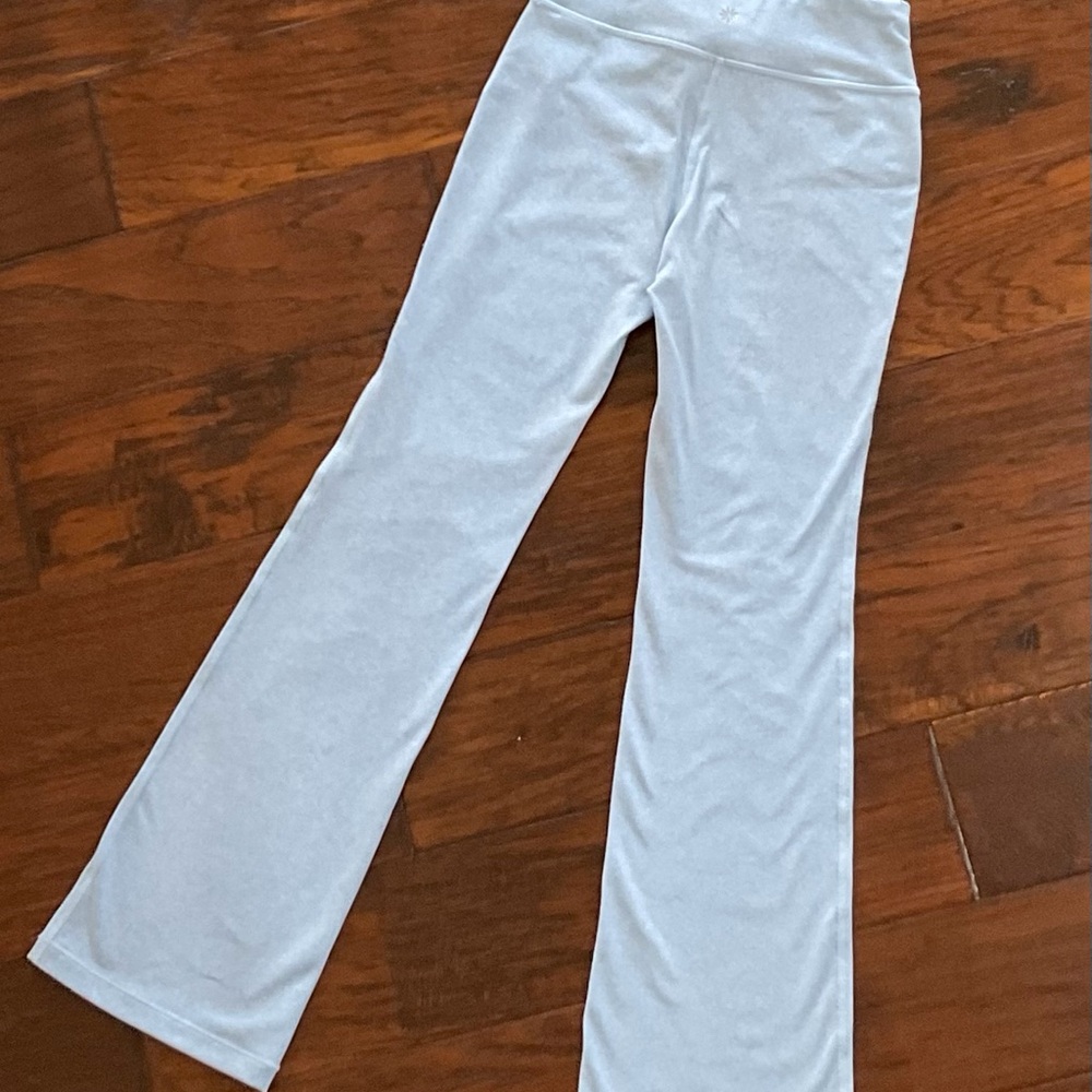Athleta Kids Light Blue Flared Leggings